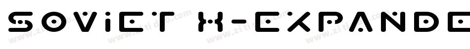 Soviet X-Expanded字体转换